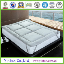 Single Gray 100% Polyester Mattress Topper